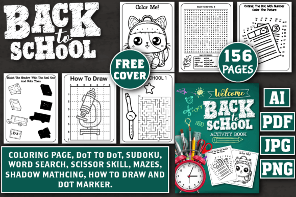 Back to School Activity Book for Kids – 6