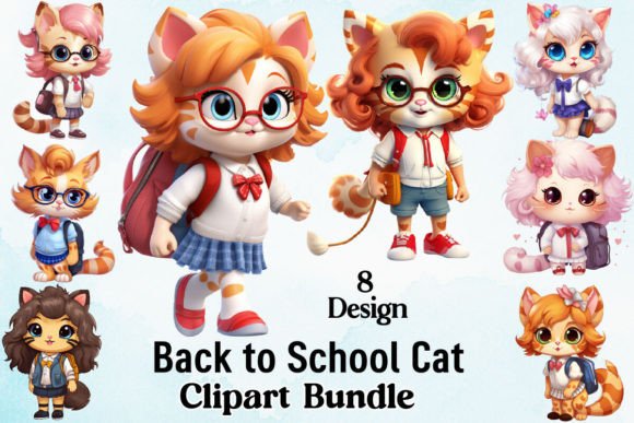 Back to School Cat: A Versatile Digital Asset for Educators, Makers, and Small Business Owners
