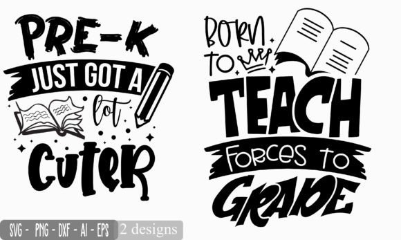 Back to School SVG Cut Files Bundle