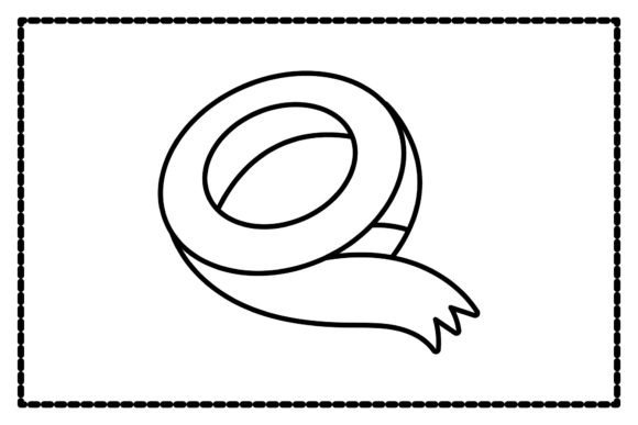 Back to School Tape Outline Icon