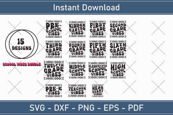 Back to School Vibes Bundle SVG