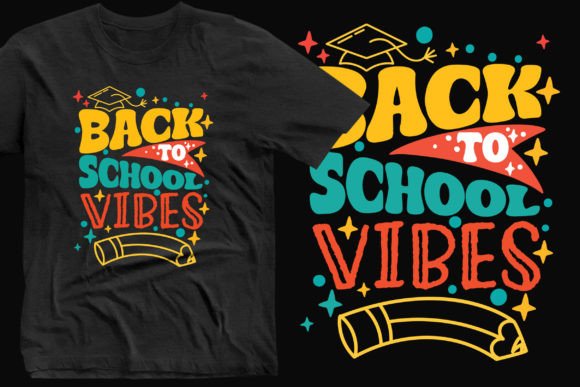 Back to School Vibes Trendy T-Shirt SVG: Where Nostalgia Meets Modern Creative Workflow