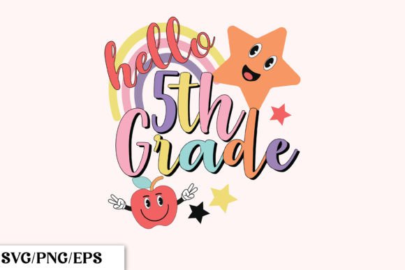 Hello 5th Grade, Back to School Design