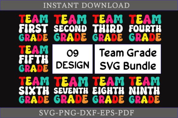 Team Grade SVG Bundle Back to School