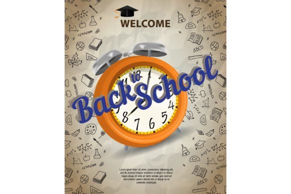 Welcome, Back to School Lettering with a